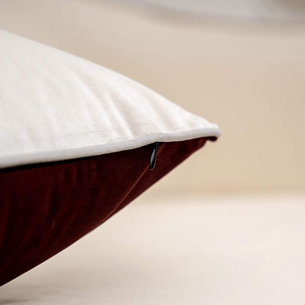 Yangest – Funda de cojín de terciopelo con rayas doradas, moderna, de lujo, ideal para sofá, dormitorio, sala de estar y decoración del hogar.