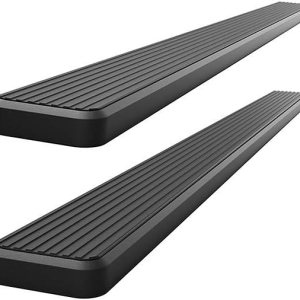 APS Estribos negros de acero inoxidable de 5 pulgadas compatibles con Toyota Tacoma 2001-2004 doble cabina (escalones laterales de barras nerf) APS Estribos negros de acero inoxidable de 5 pulgadas compatibles con Toyota Tacoma 2001-2004 doble cabina (escalones laterales de barras nerf)