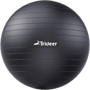 Trideer Pelota de yoga para entrenamiento, 5 tamaños, pelota de gimnasio, pelota de parto para embarazo, pelota suiza para terapia física, Trideer Pelota de yoga para entrenamiento, 5 tamaños, pelota de gimnasio, pelota de parto para embarazo, pelota suiza para terapia física,
