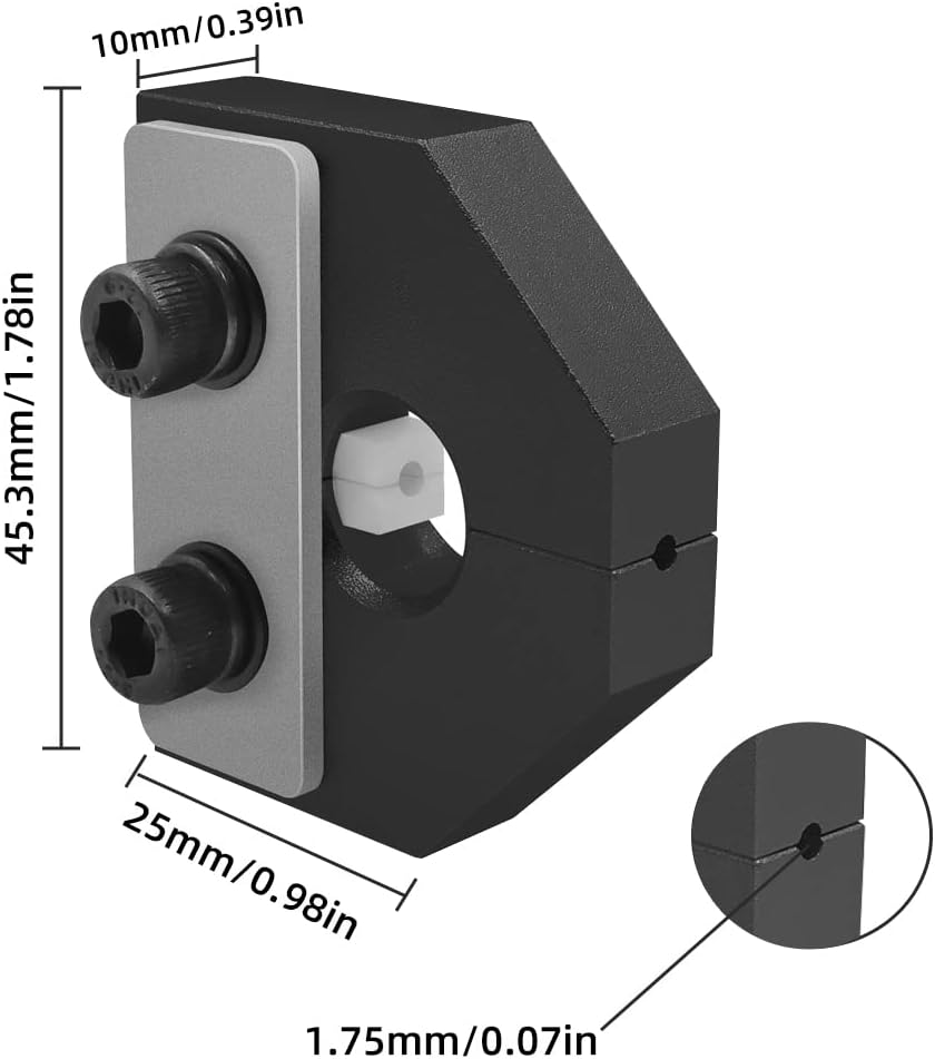 IdeaFormer – Conector de soldador de filamentos, carpintero de filamento, conexión de filamento de impresora 3D roto, sensor de filamento,