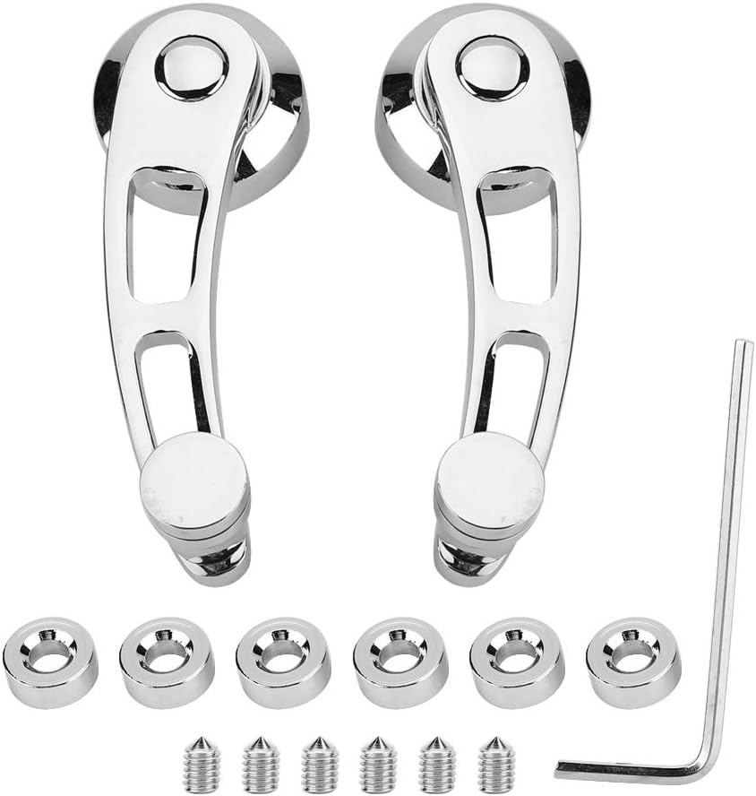 Qiilu Mango pequeño para tornillo hexagonal, 2 piezas de manivela para ventana de coche, accesorio de coche para modelos antiguos de Chevrolet