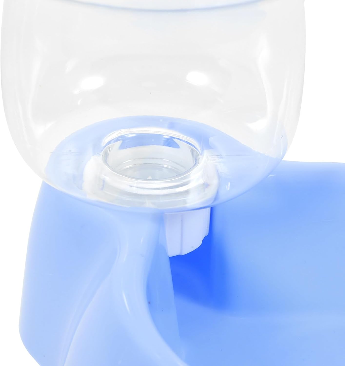 POPETPOP Dispensador automático de gravedad para mascotas, alimentador de agua para perros y gatos, forma de hongo, recipiente para platos de