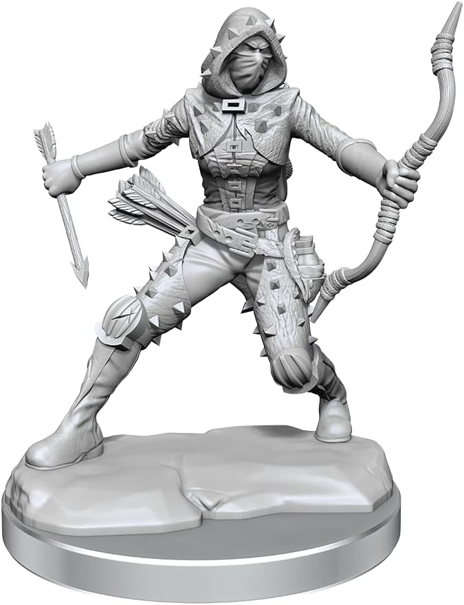 D&D Frameworks Human Rogue Female – Sin pintar y sin ensamblar