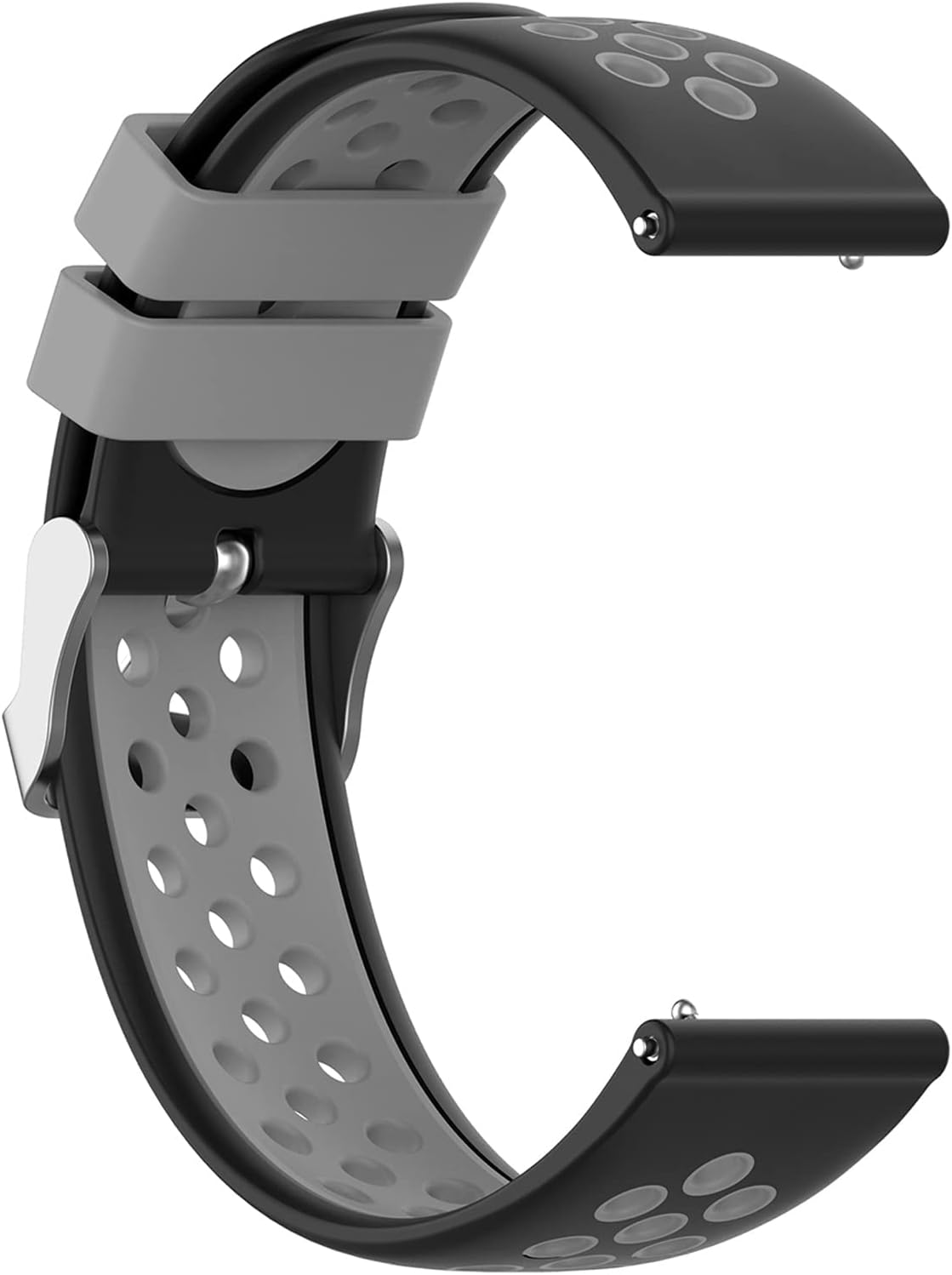 AWADUO Compatible con Huawei Watch GT3 1.81 pulgadas, correa de silicona de repuesto elástica ajustable de 0.866 pulgadas, compatible con Huawei