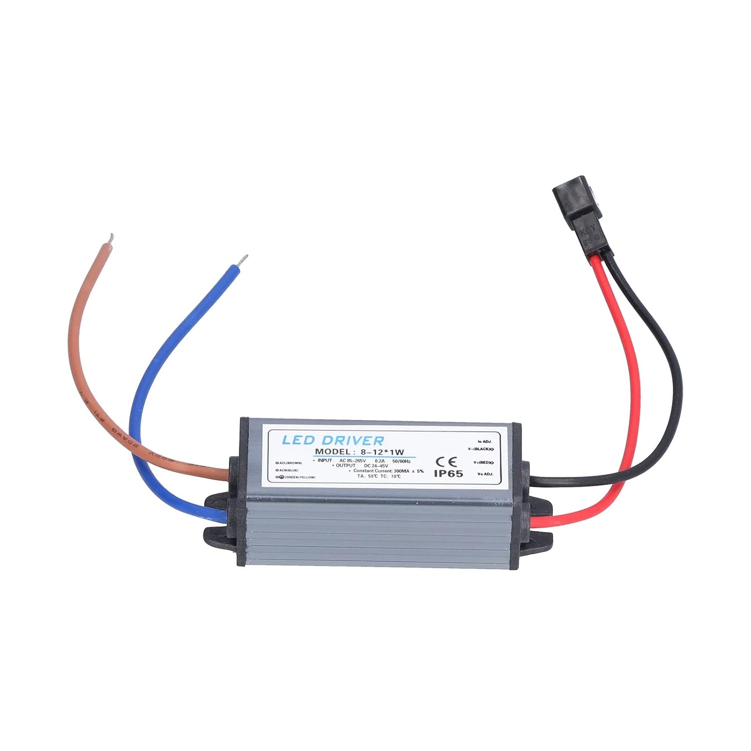 Fuente de alimentación LED Transformador impermeable IP65 AC 85 a 265V a CC 24 a 45V Convertidor de voltaje constante LED Fuente de alimentación de