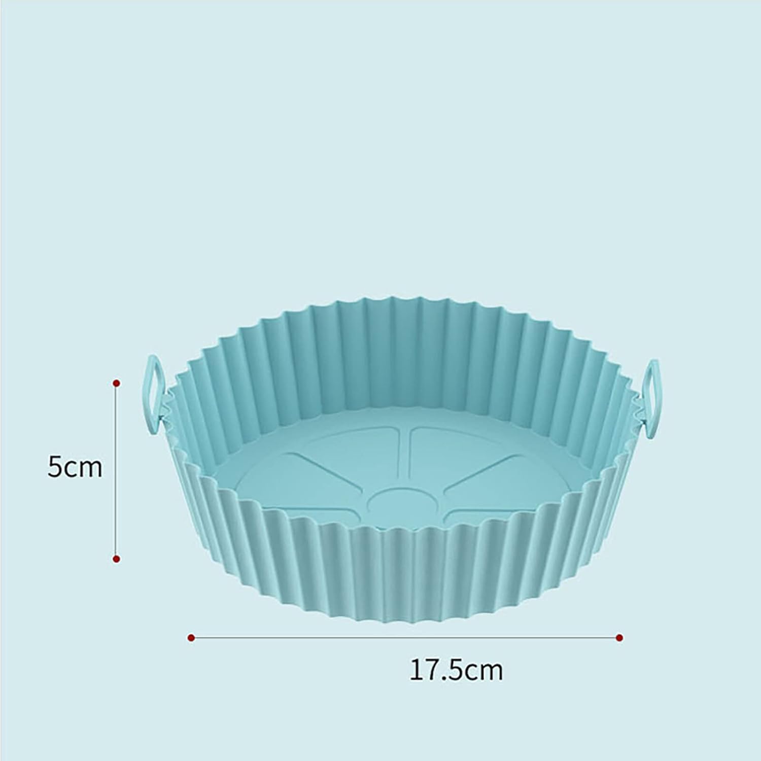 Camidy 3 piezas de forros de silicona para freidora de aire, tazón de cesta de silicona para freidora de aire, reemplazo de papel pergamino