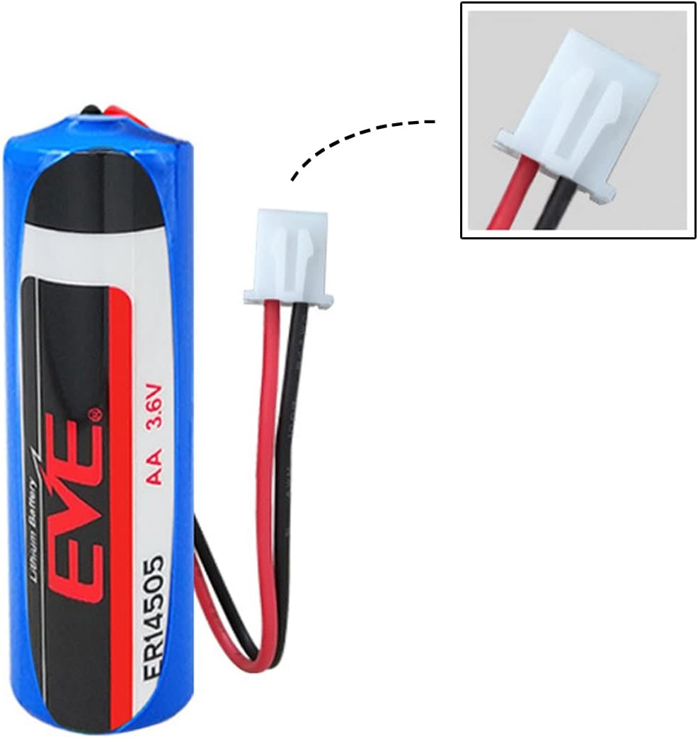POWCAMAH Paquete de 4 baterías de litio ER14505 de 3.6 V de 2700 mAh tamaño AA para medidor de electricidad de agua, sistema de alarma de seguridad,
