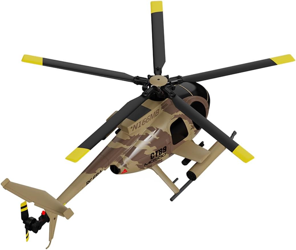 Newcomer Helicóptero RC MD500 C189, modelo de avión 128 2.4G 4CH modelo de helicóptero de un solo rotor, juguetes de helicóptero remoto para niños y