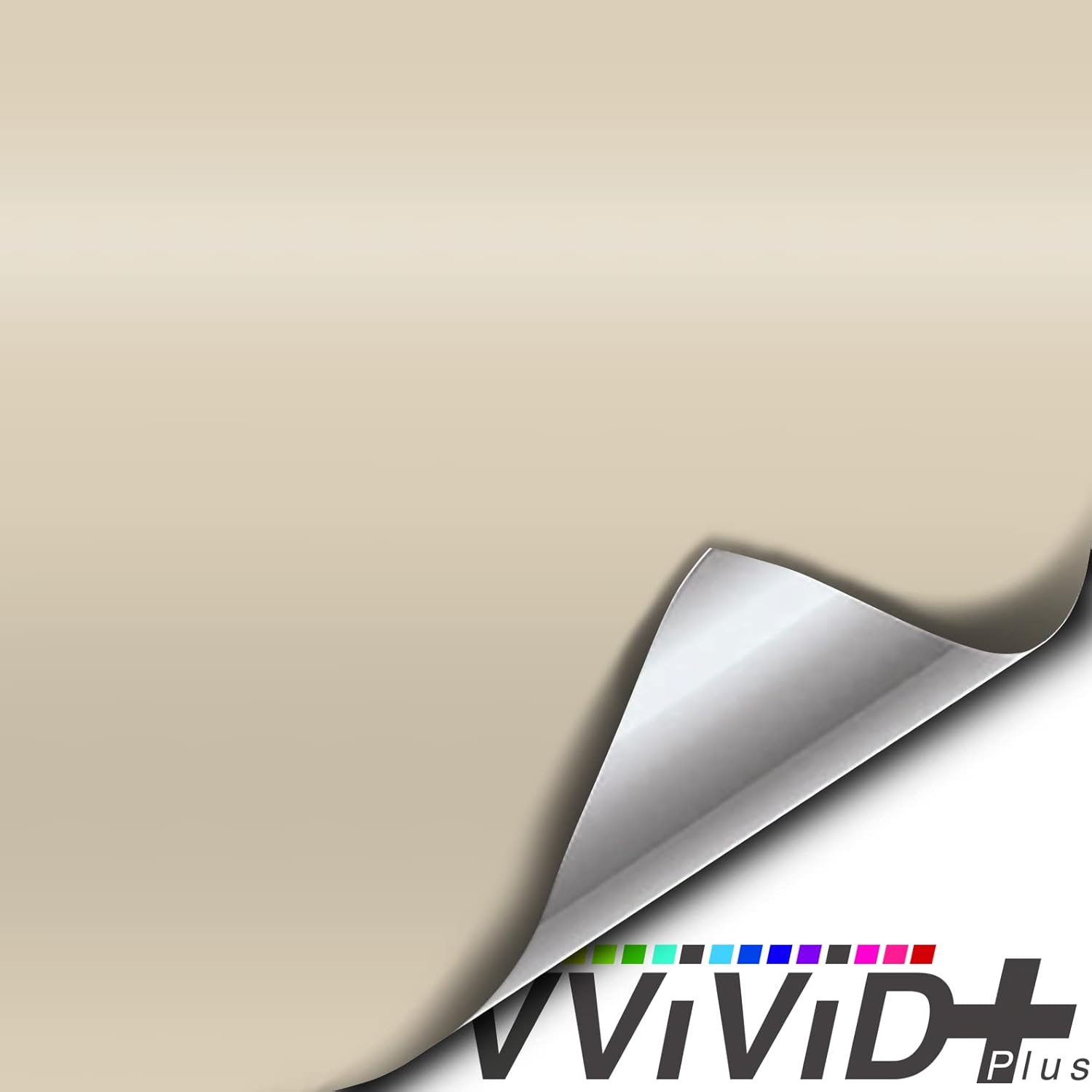 VViViD + Rollo de vinilo beige mate Rally (1 x 5 pies).