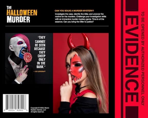 The Halloween Murder A Murder Mystery Game  Investigar un caso sin resolver