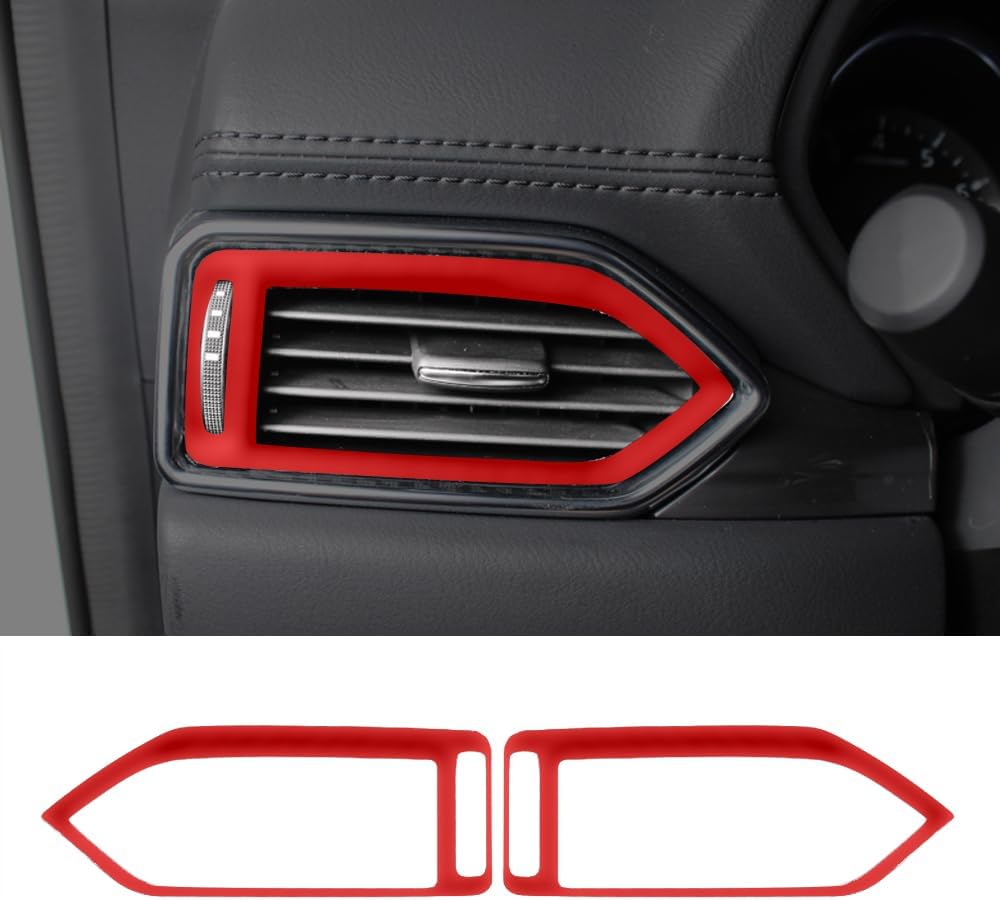 ERIDANUS Accesorios para automóviles para Mazda CX-5 2024 2023 2022 2021 2020 2019 2018 2017 CX5 cubierta de salida de aire lateral para salpicadero