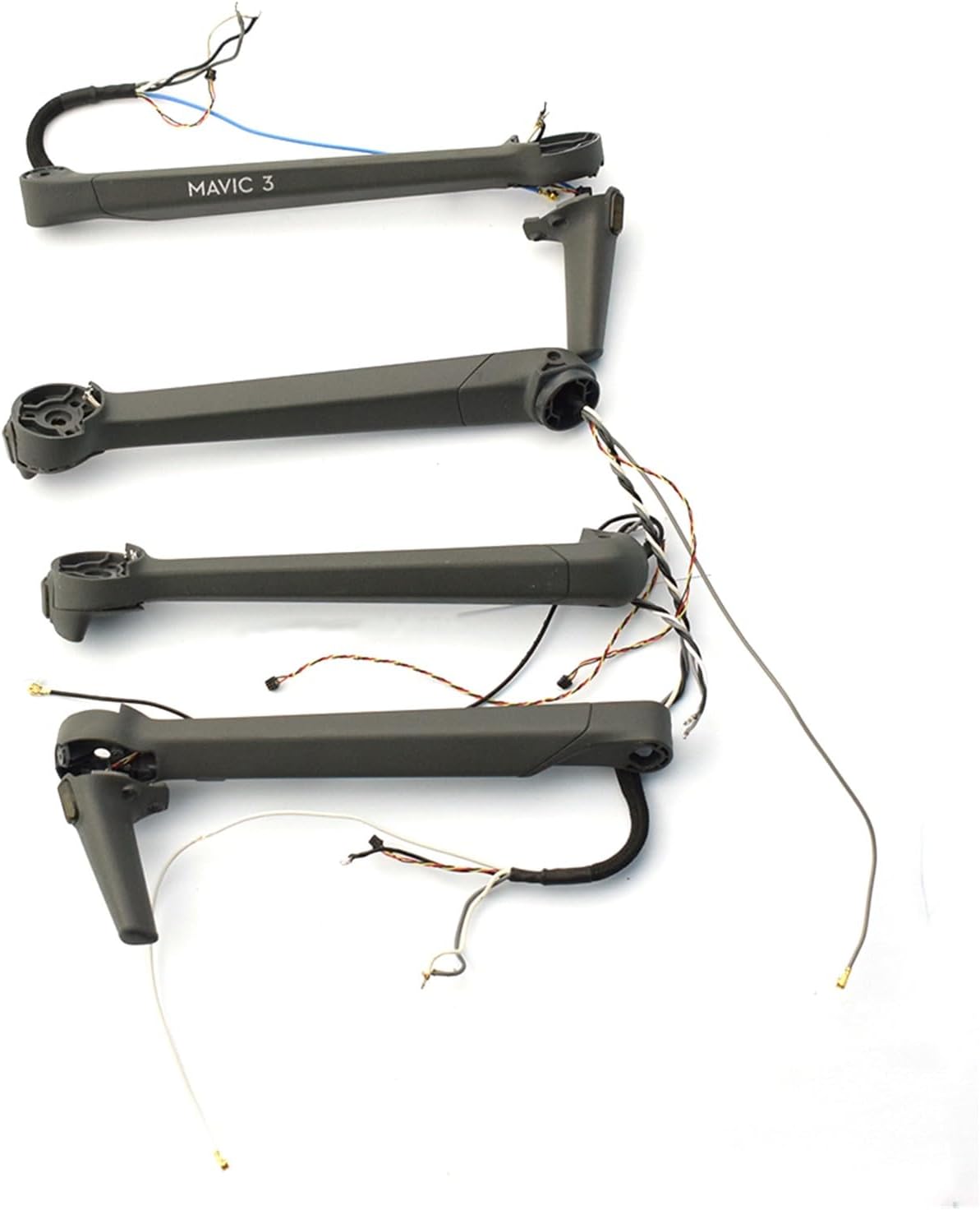 Carcasa sin motores para D-JI Mavic 3 Izquierdo Derecha Delantero Delantero Brazos Traseros Reemplazo Drone Reparación Piezas de Repuesto (Color  1