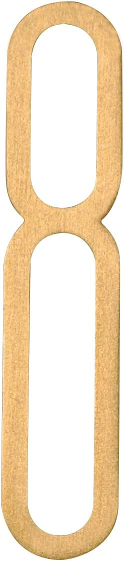 Números de casa de latón de 2.8 pulgadas, números de puerta modernos, buzón de correo, patio, oficina, hotel, número de señalización, números de