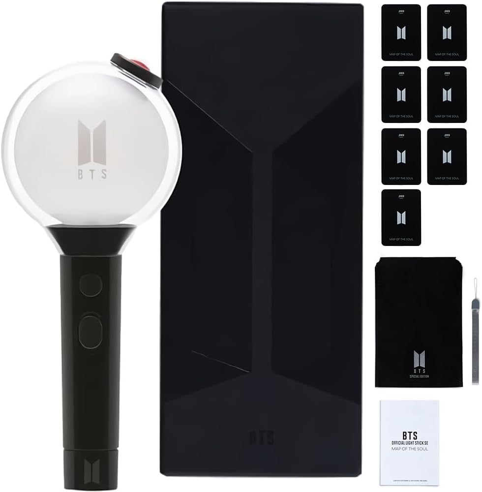 Sayzer BTS Lightstick Edición especial oficial con 7 tarjetas fotográficas Kpop Merchandise