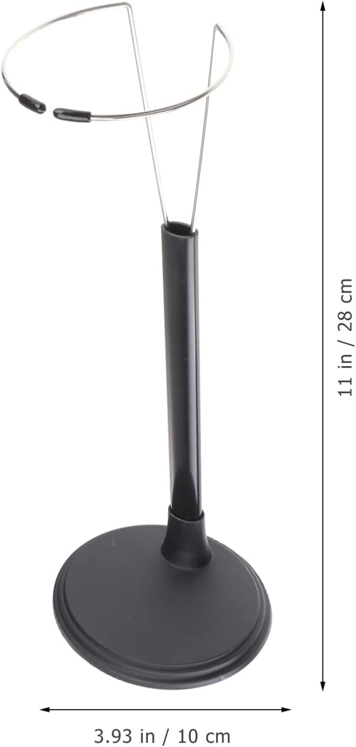 jojofuny Soportes de muñeca para muñecas de 12 pulgadas, 2 piezas, soporte de figura de acción negro, portátil, organizador de muñecas de moda,