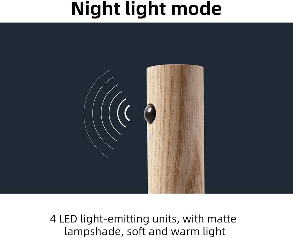 Sensor de cuerpo inteligente con carga USB, luces nocturnas con sensor de movimiento, luces nocturnas, lámpara de inducción de pared para