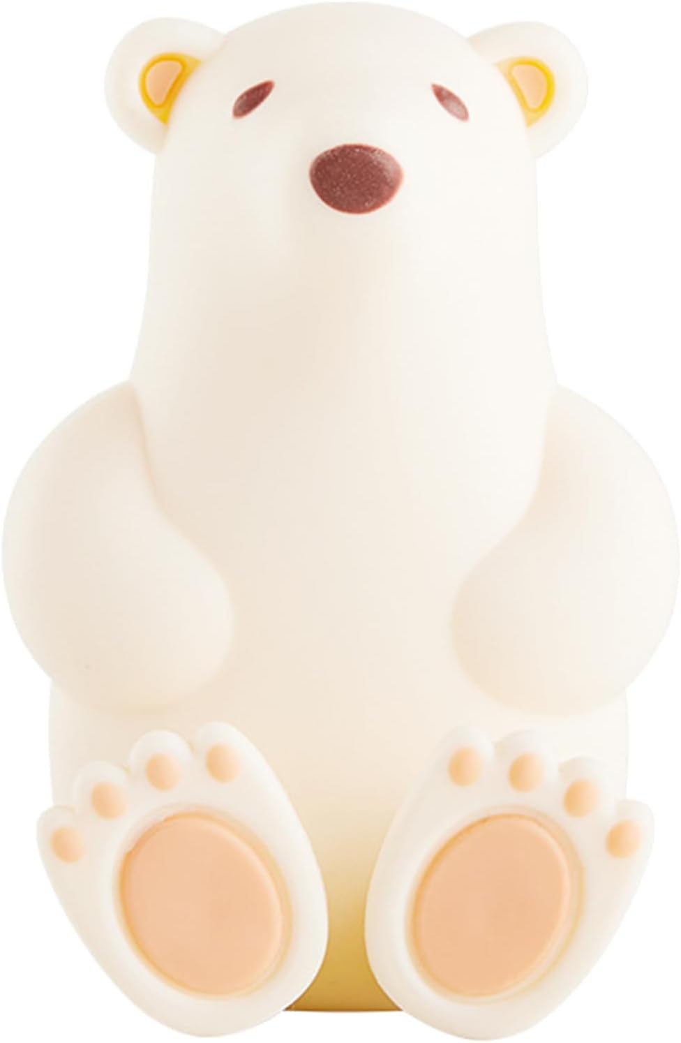 Fiarfiar Soporte multiusos para cepillo de dientes con diseño de oso de dibujos animados, organizador de drenaje para niños, niñas, niños, baño,