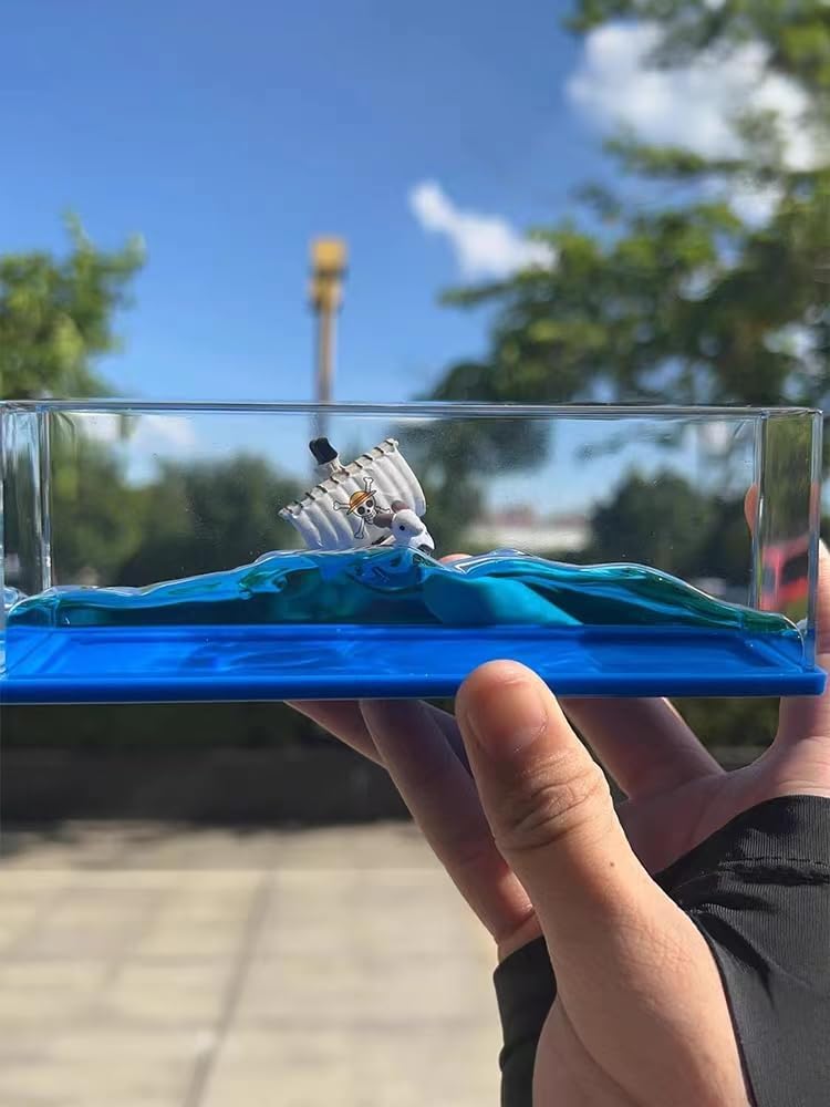 NETFEN Botella de deriva de líquido de crucero, botella acrílica de deriva, para decoración de automóvil, vitrinas y regalos