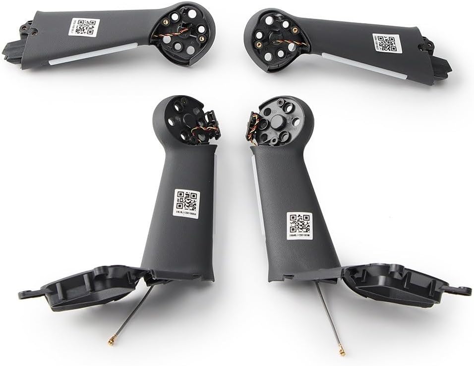 Para DJI FPV Brazo Shell sin motor y cable para DJI FPV Drone Piezas de reparación Accesorios de repuesto (Color  1 juego)