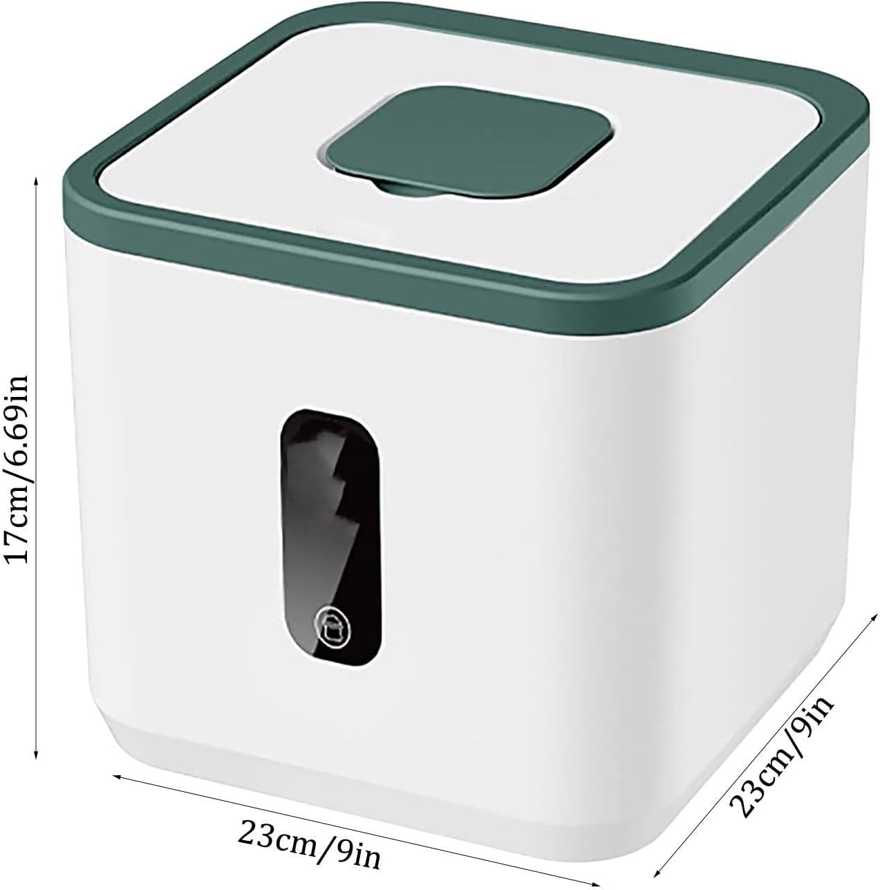 Dispensador de arroz, contenedor de arroz de 22 a 25 libras, Contenedores de alimentos, Contenedor de harina de alimentos secos con taza medidora,