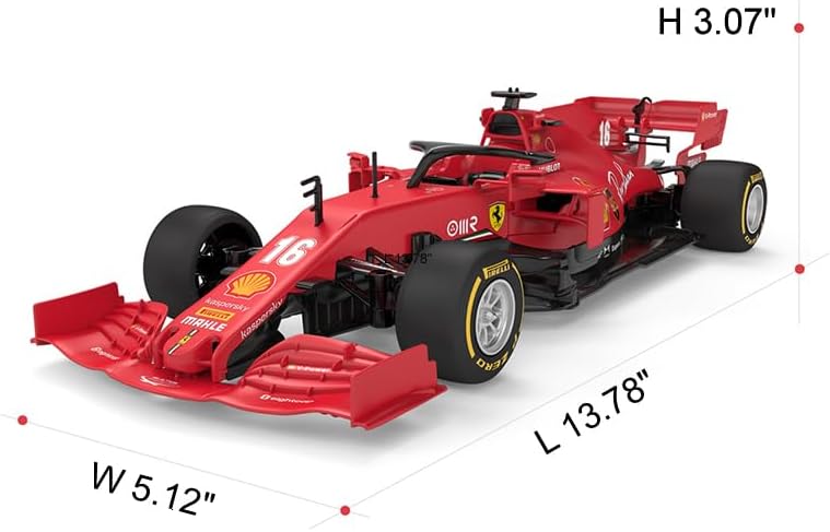 RASTAR 97000 116 Ferrari F1 RC Kits de construcción de automóviles  Con licencia oficial Ferrari SF1000 F1 modelo de coche a control remoto para