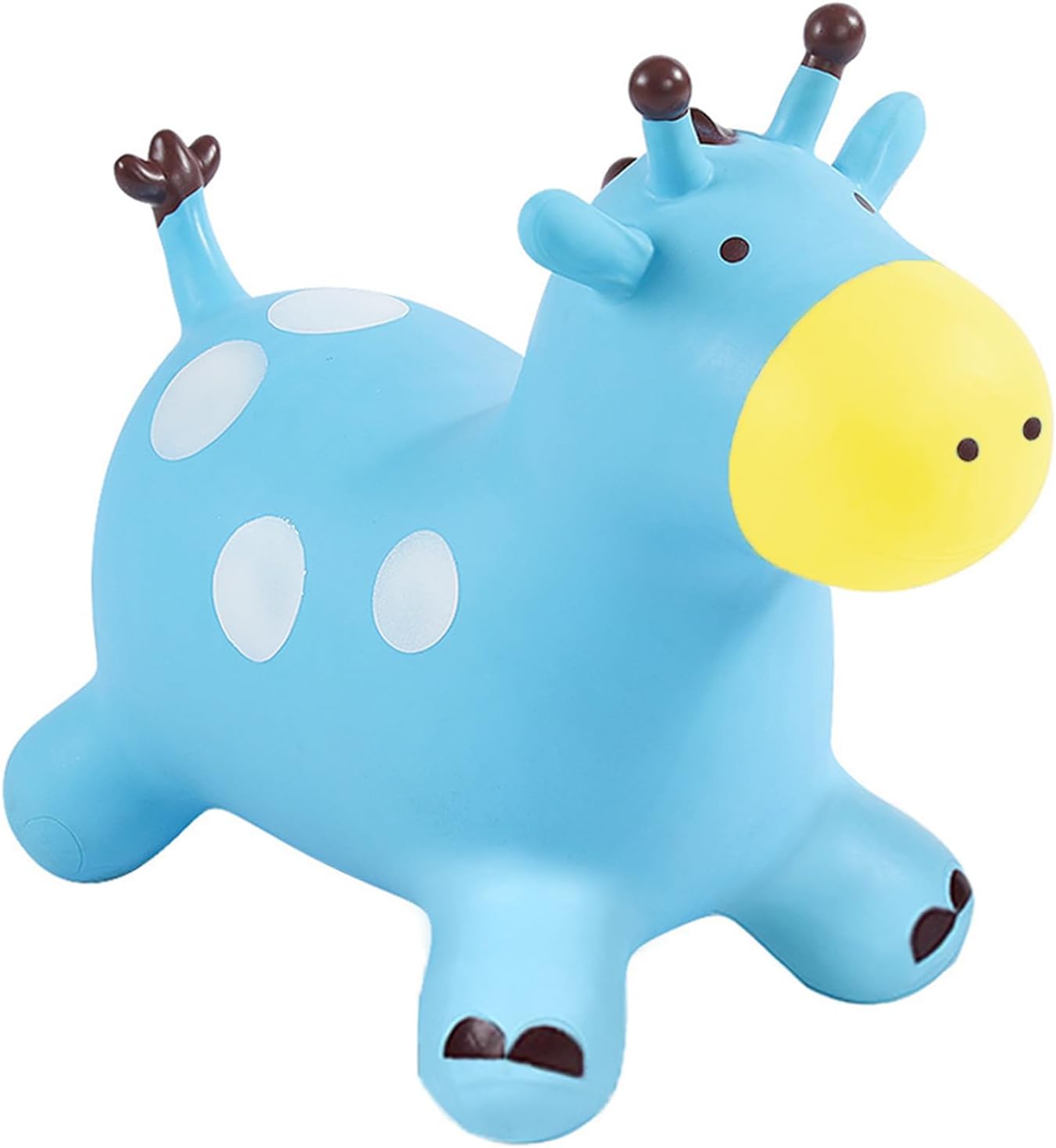 Juguete inflable de caballo animoso, juguete de caballo de salto para niños, juguete de salto favorito de los niños. Perfecto para cumpleaños,