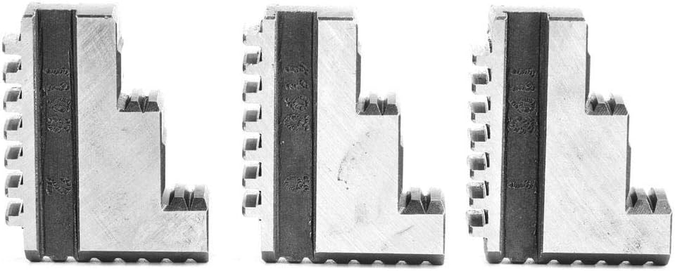 Chuck Jaw Torno – 3 piezas K11-125 mandíbula interna de 5 pulgadas Chuck 20CrMnTi alta resistencia larga vida útil mandíbula Chuck