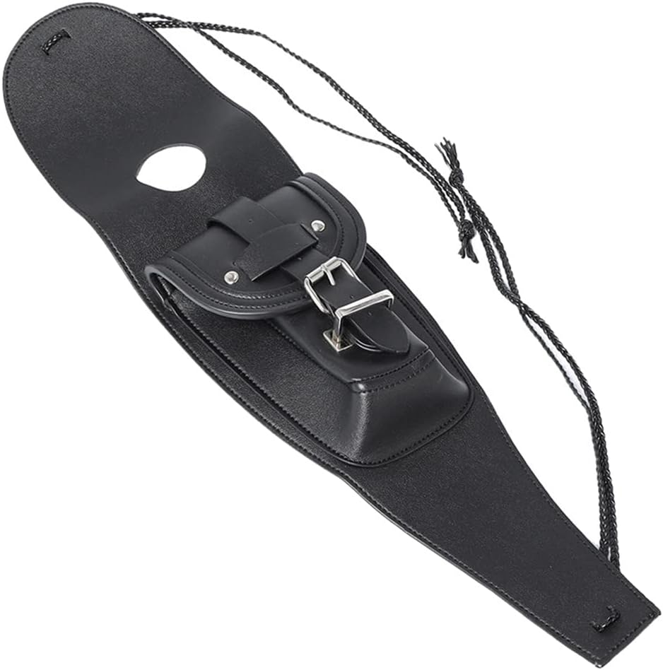 DAMAI Motorcycle Gas Fuel Tank Bag, PU Leather Dash Console Center Pouch Black Bag For Harley Iron 883 XL883N 2014-2015, Forty Eight XL1200X