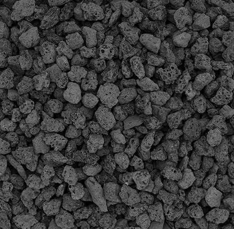 Rocas de lava negra para plantas, roca volcánica pura, sin tintes ni productos químicos, el mejor aderezo de piedras de lava para plantas suculentas
