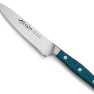 ARCOS Cuchillo de chef forjado de acero inoxidable tamaño 6 pulgadas. Mango profesional de micarta y borde especial de seda y hoja plateada 5.906 ARCOS Cuchillo de chef forjado de acero inoxidable tamaño 6 pulgadas. Mango profesional de micarta y borde especial de seda y hoja plateada 5.906