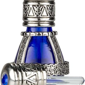 Aceite de unción Spikenard en vial de vidrio de cobalto azul reutilizable 0.24fl.oz0.2 fl oz Aceite de unción Spikenard en vial de vidrio de cobalto azul reutilizable 0.24fl.oz0.2 fl oz