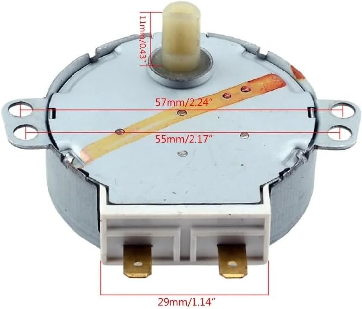 Accesorios de herramientas compatibles con horno de microondas AC 220-240V Motor giratorio de motor síncrono compatible con Midea MDS-4A Accesorios