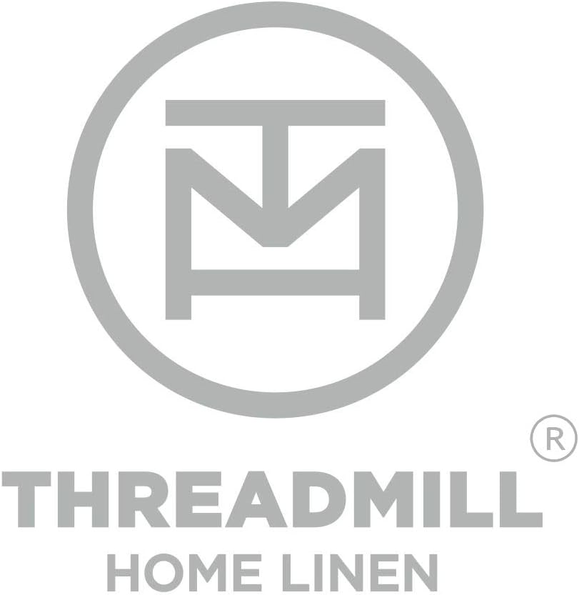 Threadmill Home Linen Bedding – Juego de sábanas de 300 hilos, 100 % algodón, juego de cama de lujo, 4 piezas, tejido de satén suave, color blanco,