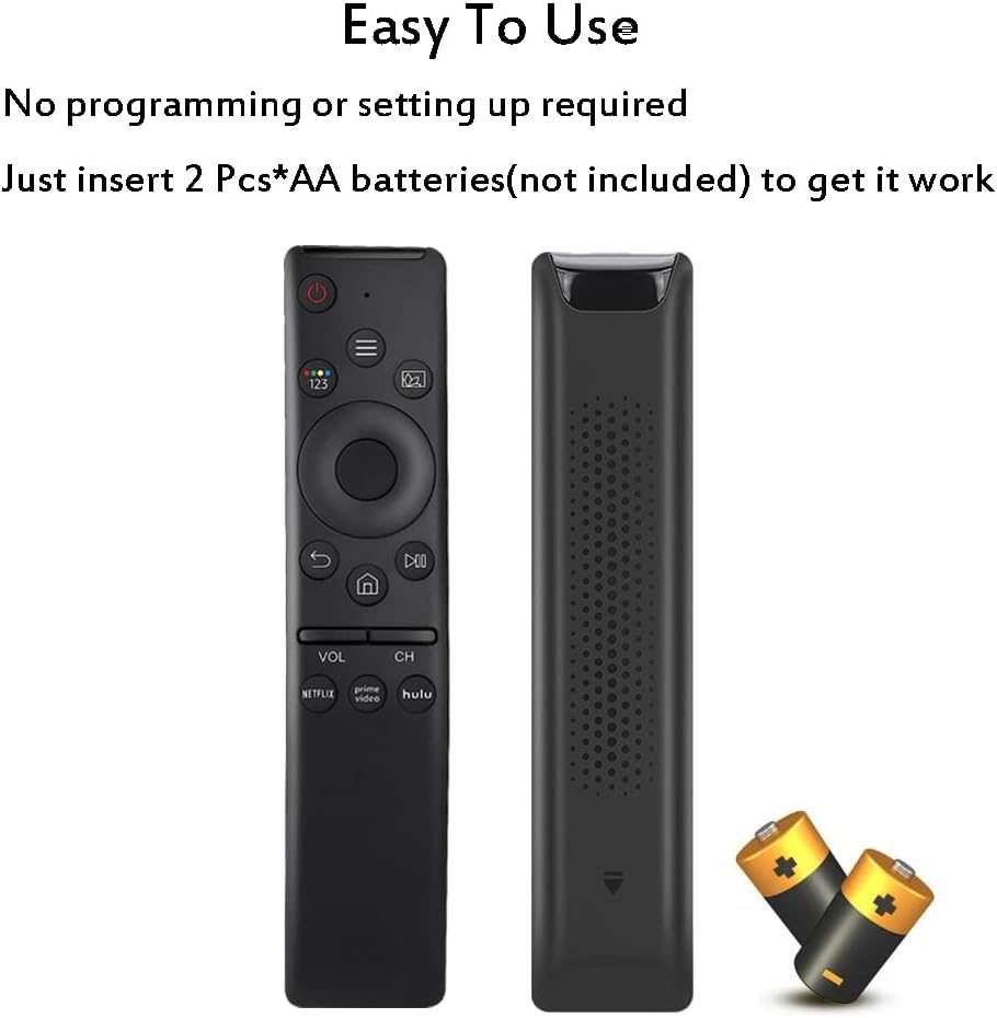 Reemplazo remoto universal para todos los televisores Samsung, control remoto para Samsung Smart TV con 3 botones de acceso directo sin función de