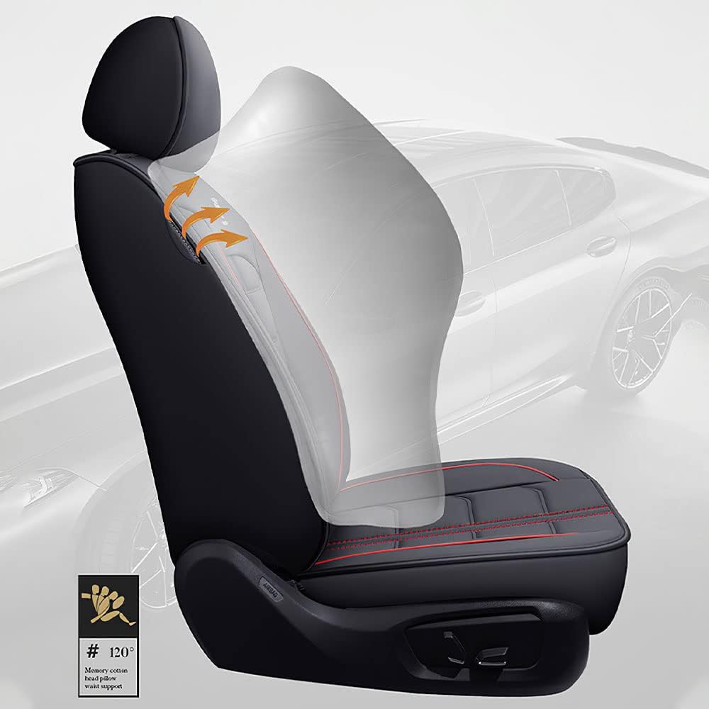 Zilituer Fundas de asiento de automóvil para Chrysler 300 2005-2023, funda de cojín impermeable de piel sintética, accesorios para el interior del