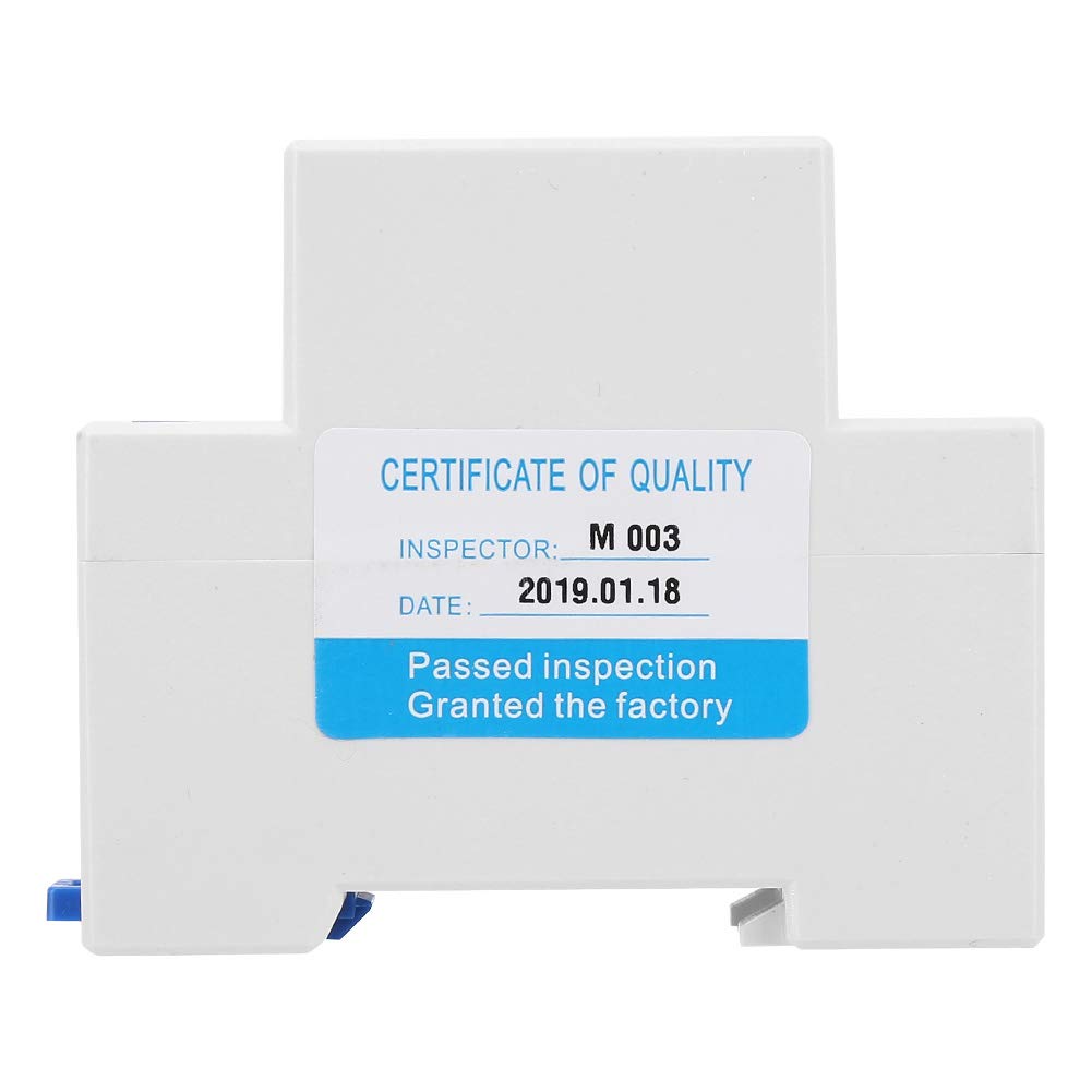 Medidor electrónico KWh, medidor de energía DDM15SD de 5-80A, medidor de energía monofásico, instalación de riel DIN de 1.378in,