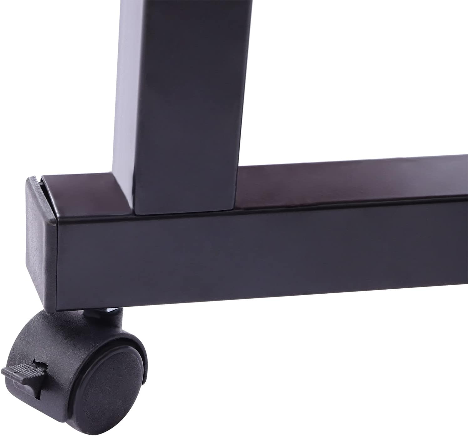 YIYIBYUS Escritorio de pie ajustable, escritorio de pie móvil, carrito de computadora portátil con ruedas, carrito de computadora rodante para