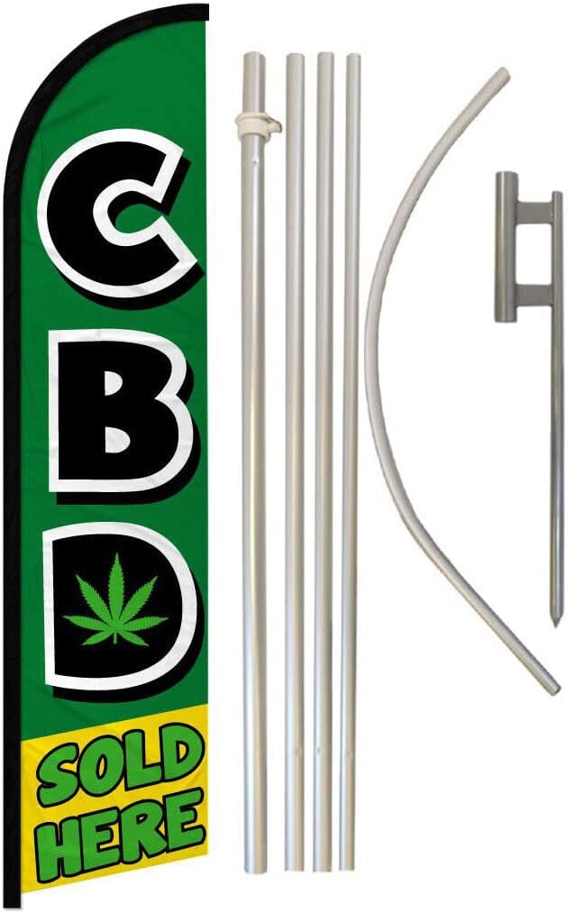 Kit de bandera sin viento y asta de bandera de 16 pies de alta calidad. Vendido aquí