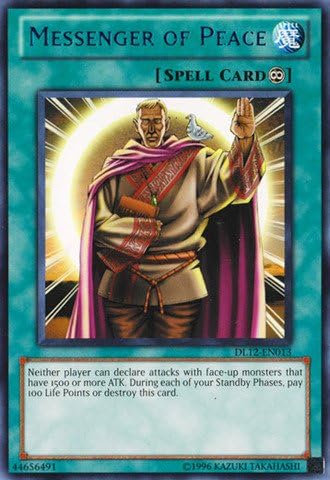 YU-GI-OH! – Mensajero de la Paz – Azul (DL12-EN013) – Cartas de Premio de la Liga Duelista 2011 – Edición Promocional – Raras