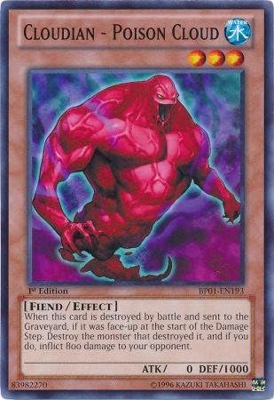 YU-GI-OH! – Cloudian – Nube venenosa (BP01-EN193) – Battle Pack Epic Dawn – Edición ilimitada – Común