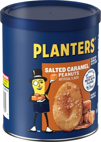 Planters Cacahuetes, caramelo salado Bolsa, 6 onzas