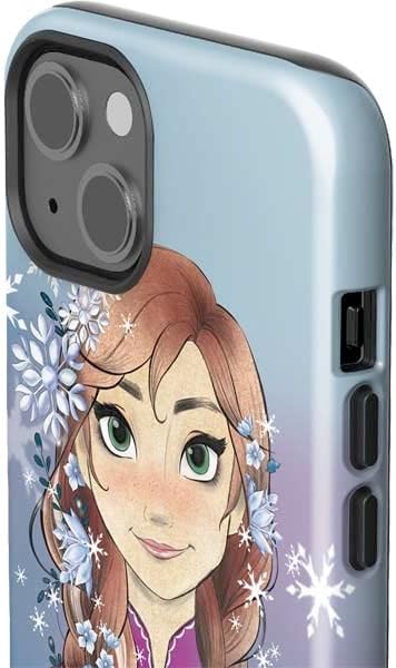 Skinit Impact Phone Case Compatible with iPhone 15 Plus – Officially Licensed Disney Anna Portrait Design