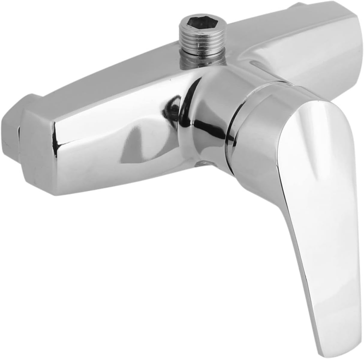 Grifo de baño Grifo de ducha de mezcla caliente y fría, aleación de zinc, grifo de baño de una sola manija, grifo montado en la pared de la válvula