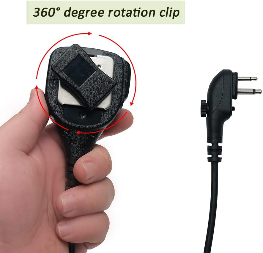 BVMAG Micrófono para HYT Hytera Radio BD500 BD502i PD560 PD502 PD530 TC-600 TC-500 TC-508 TC-610 TC-620 TC-700 TC-518 TC-580 Walkie Talkie Altavoz
