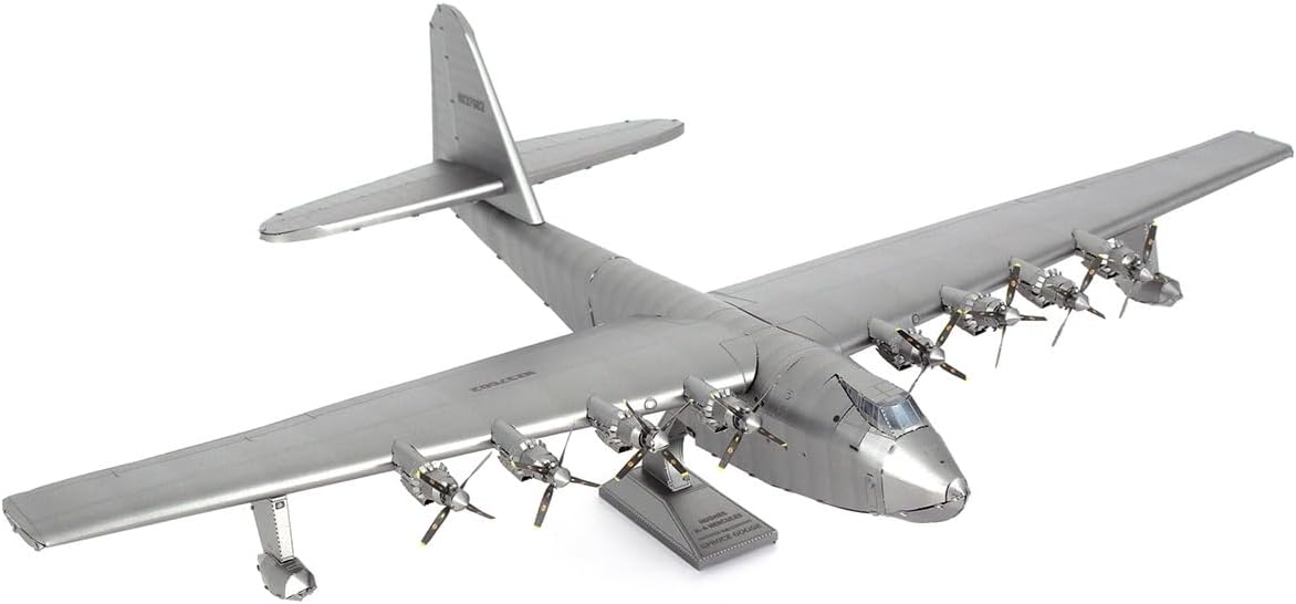 Fascinations Metal Earth Premium Series Hughes H-4 Hércules Spruce Goose – Kit de modelo de metal 3D con pinzas