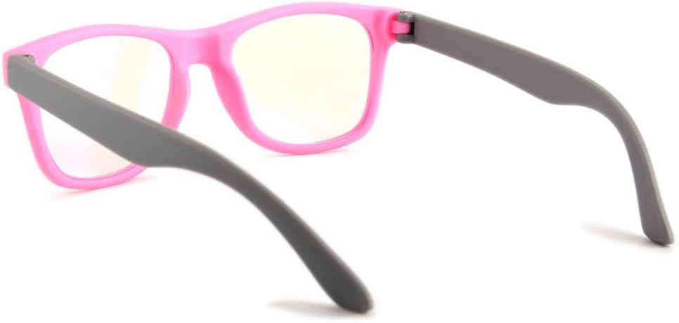 Lentes rectangulares digitales con bloqueo de luz azul para niños y niñas de 5 a 12 años