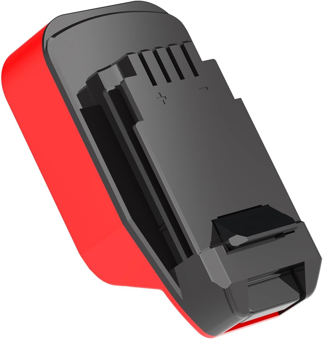 Adaptador de batería de doble herramienta para herramientas Black & Decker 20V MAX (no mayores de 18 V) y para cable Porter de 20 V MAX (no mayores