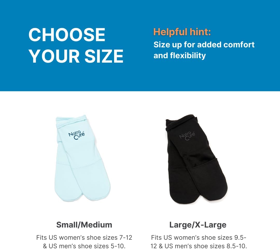 natracure calcetines de terapia fría (SmallMedium) (a705-cat), BOOTIES TURQ – 705, S  M, Turquoise, 1, 1