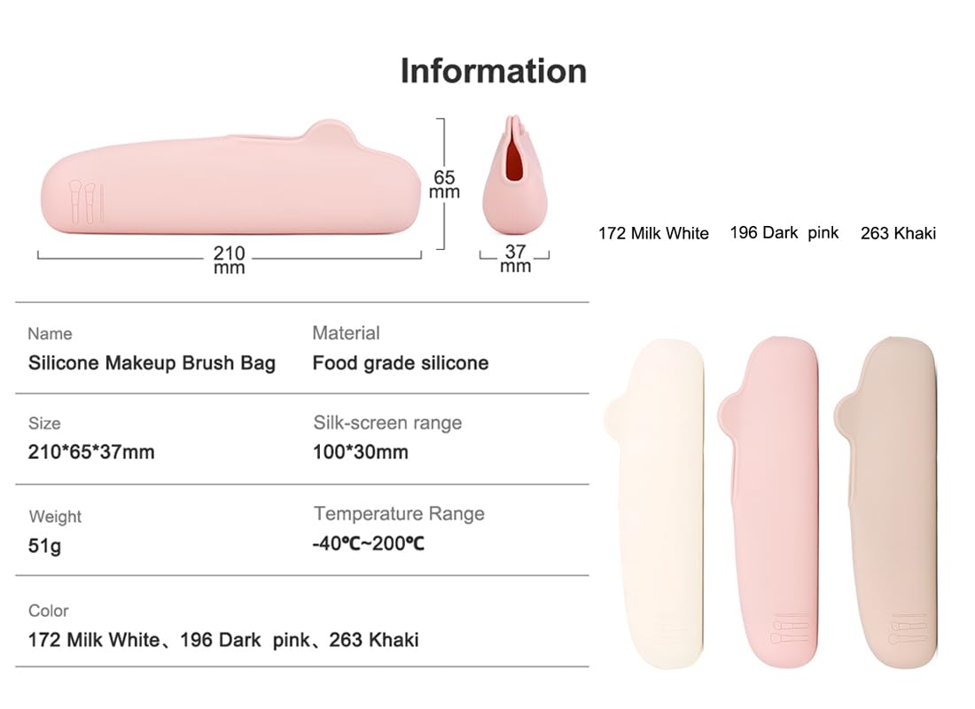 Esponja de maquillaje de viaje de silicona suave y soporte para pinceles, a prueba de polvo, portátil cosmético para belleza facial, organizador de