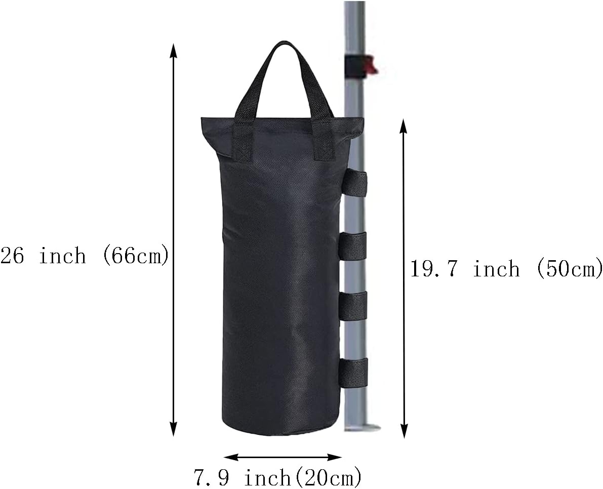 Bolsas de peso resistentes para toldo desplegable, pesos para patas de toldo, bolsas de arena para refugio solar al aire libre, toldo o sombrilla de